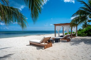 On the beach