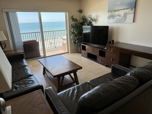 Smart TV, DVD player, books, stereo