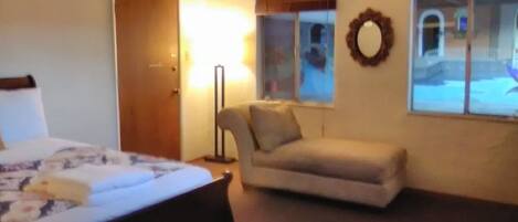 1 غرفة نوم ومكتب وواي فاي مجانًا وملاءات أسرّة