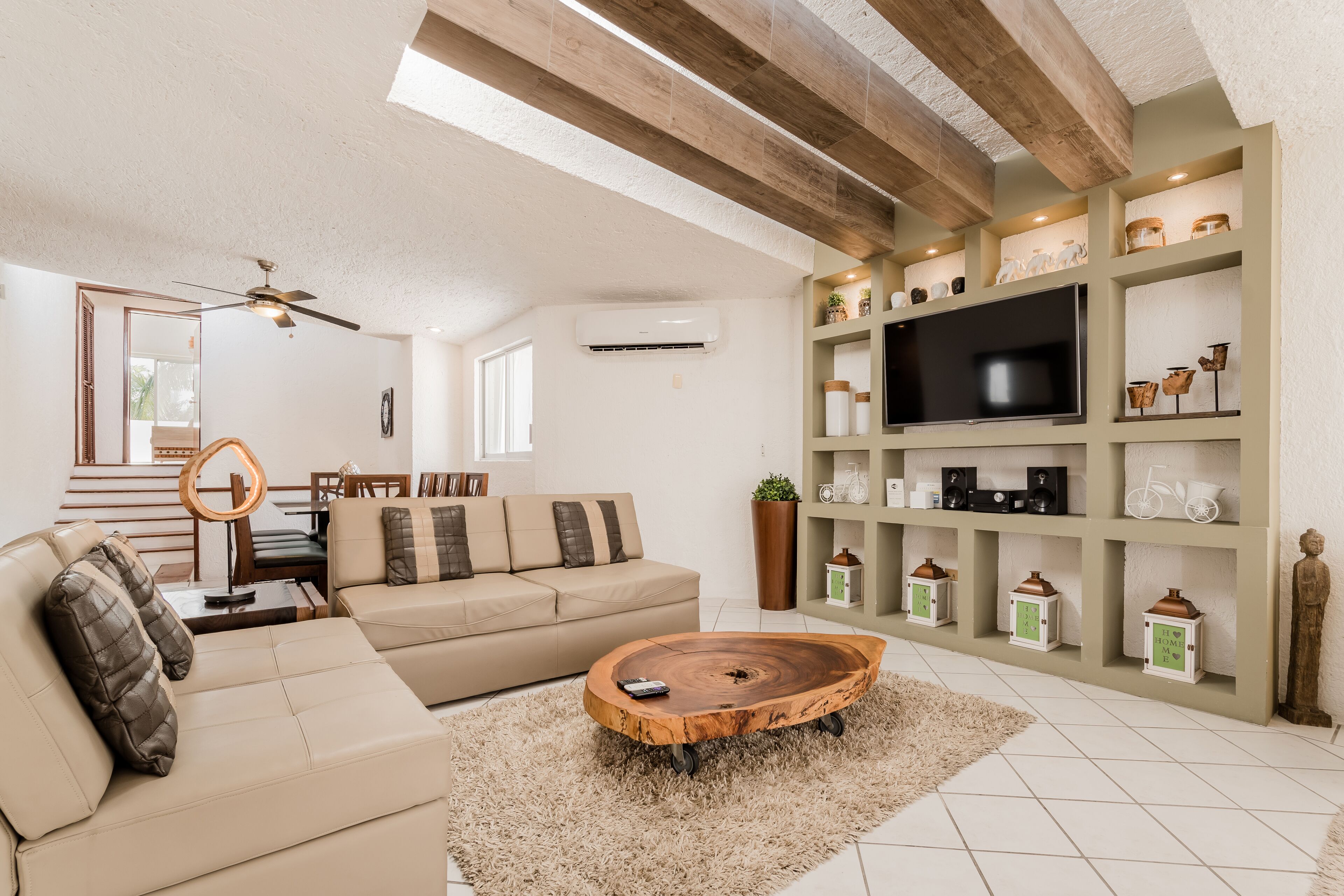 Smart TV, video games, DVD player, stereo