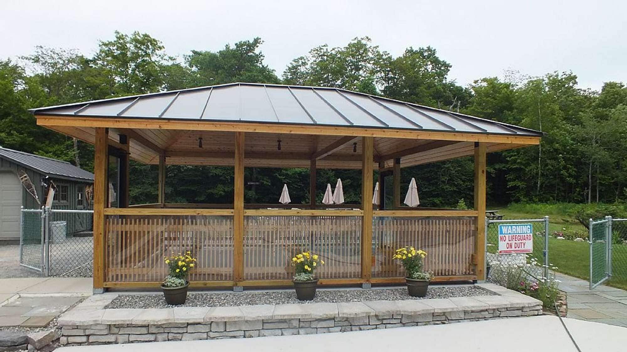 Enceinte de l’hébergement