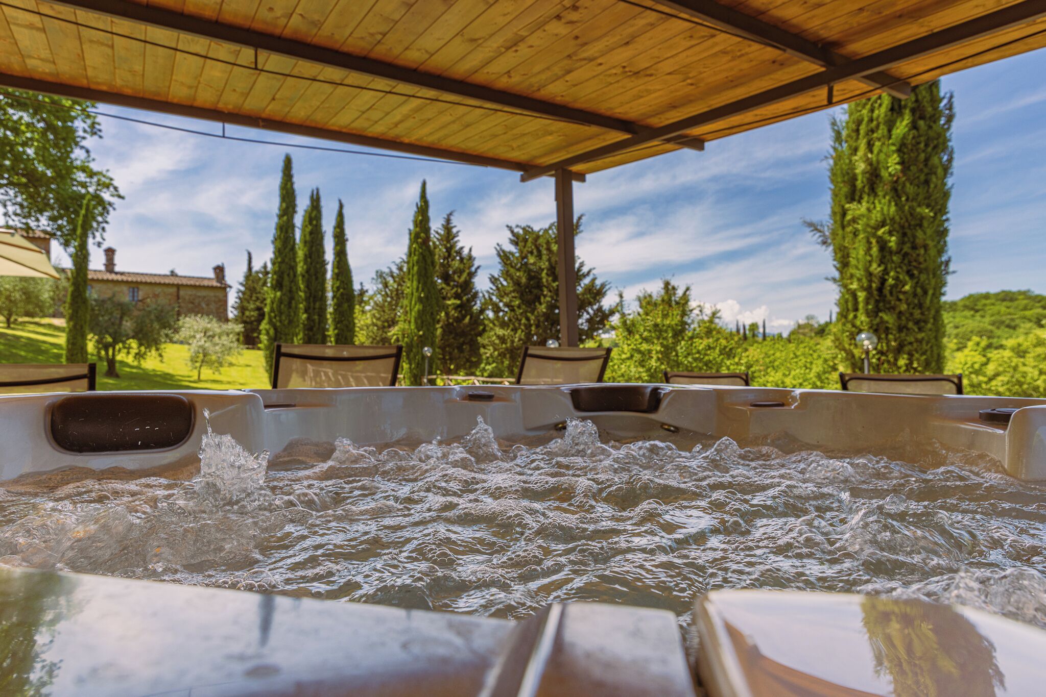 Idromassaggio all'aperto