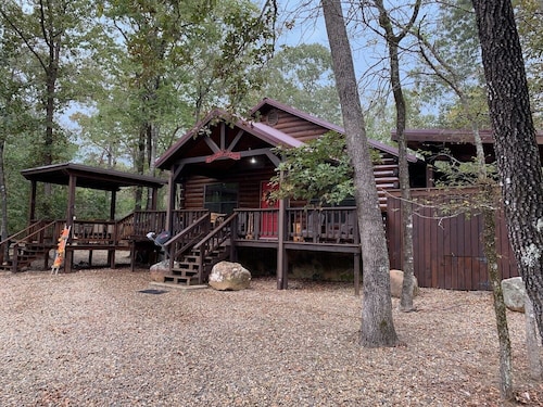 2 bedroom, 2 bath log cabin that is great for couples or a family.