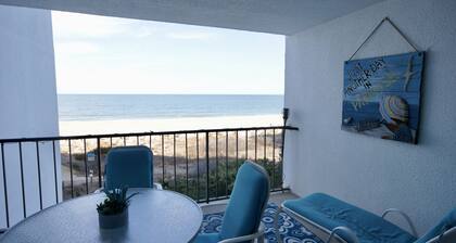 Relajante frente al mar de un dormitorio en la playa !!
