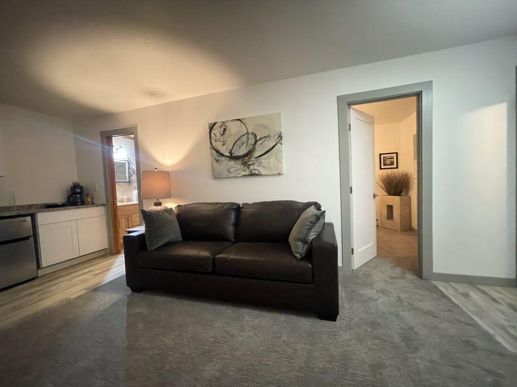 Flat-screen TV, video-game console, books