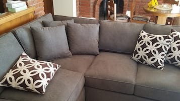 TV connectée, cheminée