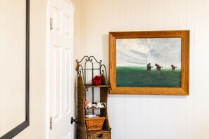 Interior - Peaceful Farm Cabin for Couples | TX Hill Country (Georgetown)
