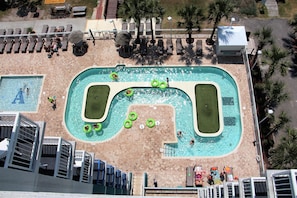 Indoor pool, outdoor pool