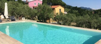 Beautifully restored hay-barn with splendid views, set amongst olive groves and 7 km from the sea. Sarzana
