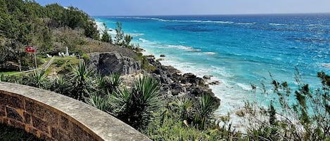 Private beach