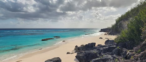 Private beach