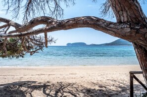 Beach nearby, sun-loungers