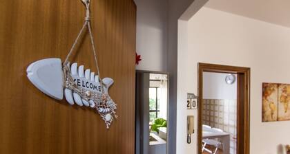 New ground floor apartment with large garden and private parking space