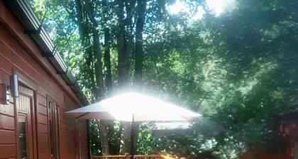 Log Cabin On Shores Of Lake Windermere, Surrounded By Breathtaking Scenery