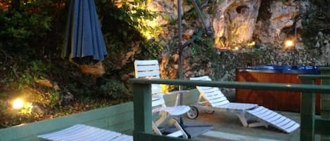 Bain à remous extérieur