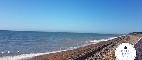 Vlak bij het strand