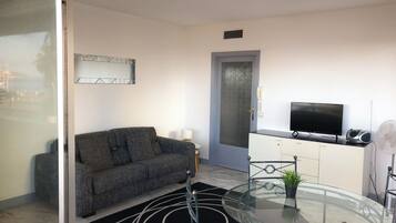 Smart TV, DVD player, books, stereo