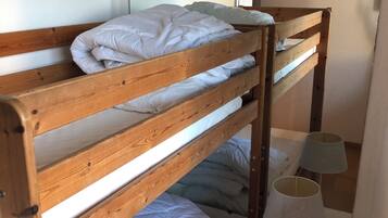 Iron/ironing board, travel cot, bed sheets, wheelchair access