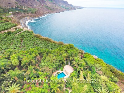 10.000 m2 Tropical peaceful Garden near the Sea, Fibre wi fi