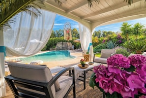 Outdoor pool - ClickSardegna Villa Frangipani Retreat with swimming pool and covered verandas (Sassari)