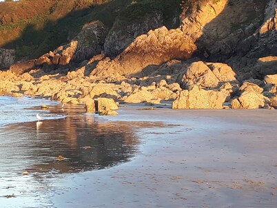 Delightful Stone Cottage Five Minutes Walk from the Coastal Path