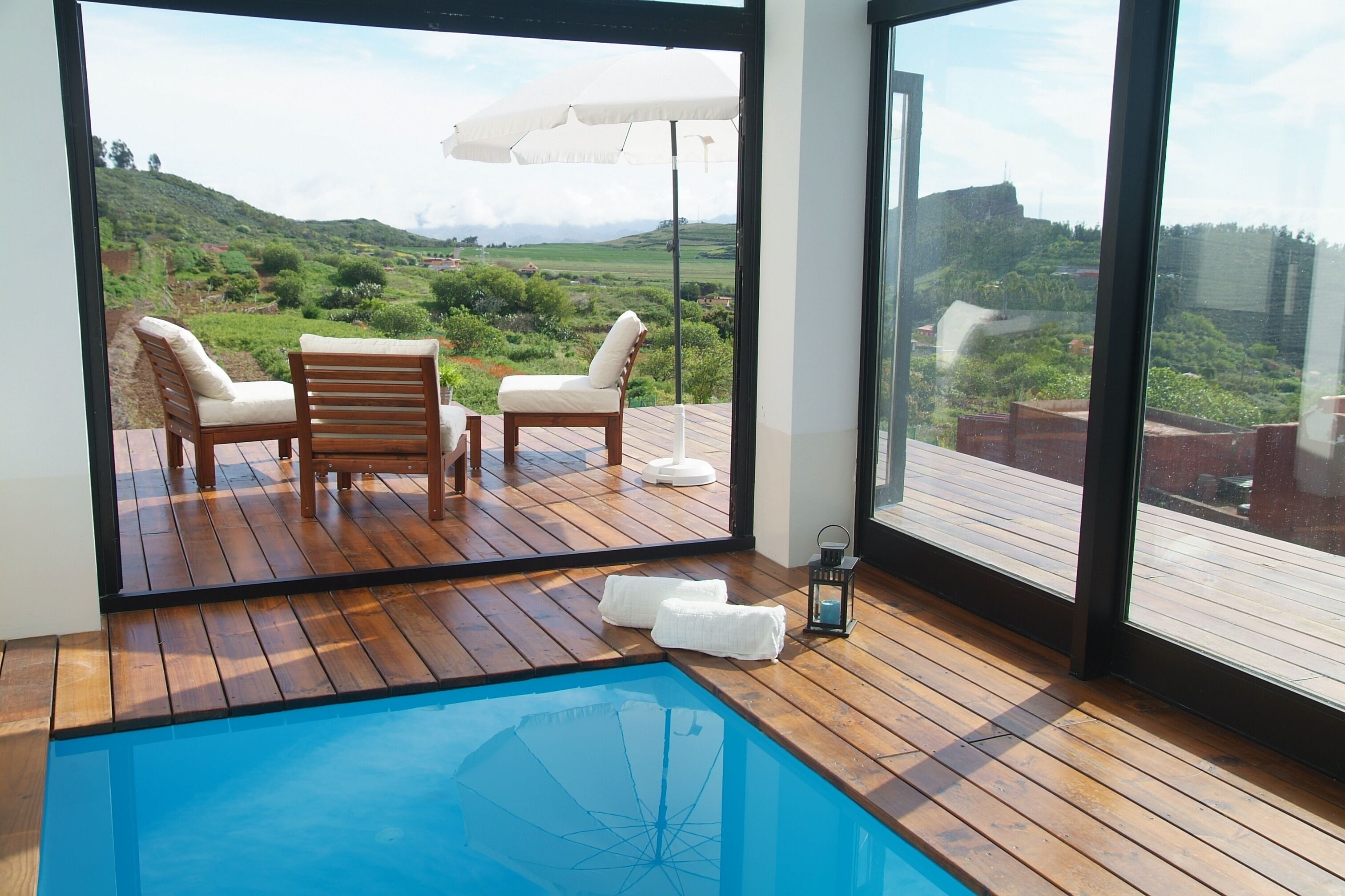 Indoor pool, a heated pool