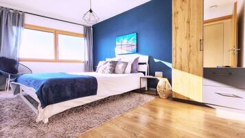 3 sovrum, skrivbord, ljudisolering och strykjärn/strykbräda