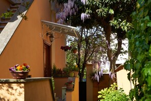 Property grounds - ROME: GIANICOLO GARDEN romantic near Trastevere, St. Peter's, historic center (Roma)