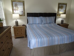 4 bedrooms, in-room safe, iron/ironing board, travel cot