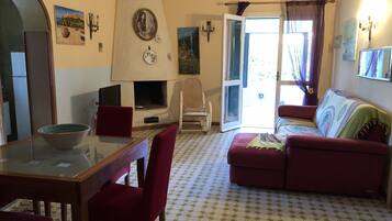 TV, fireplace, DVD player