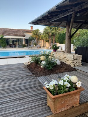 Pool - Large air-conditioned house, swimming pool Secure Very quiet Pétanque, Table tennis (Saïx)