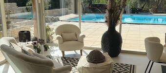 Large air-conditioned house, swimming pool Secure Very quiet Pétanque, Table tennis