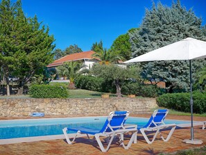 Pool - Villa with private pool and tennis court on the hills of Capo d'Orlando (Capo d'Orlando)