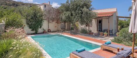 Una piscina riscaldata