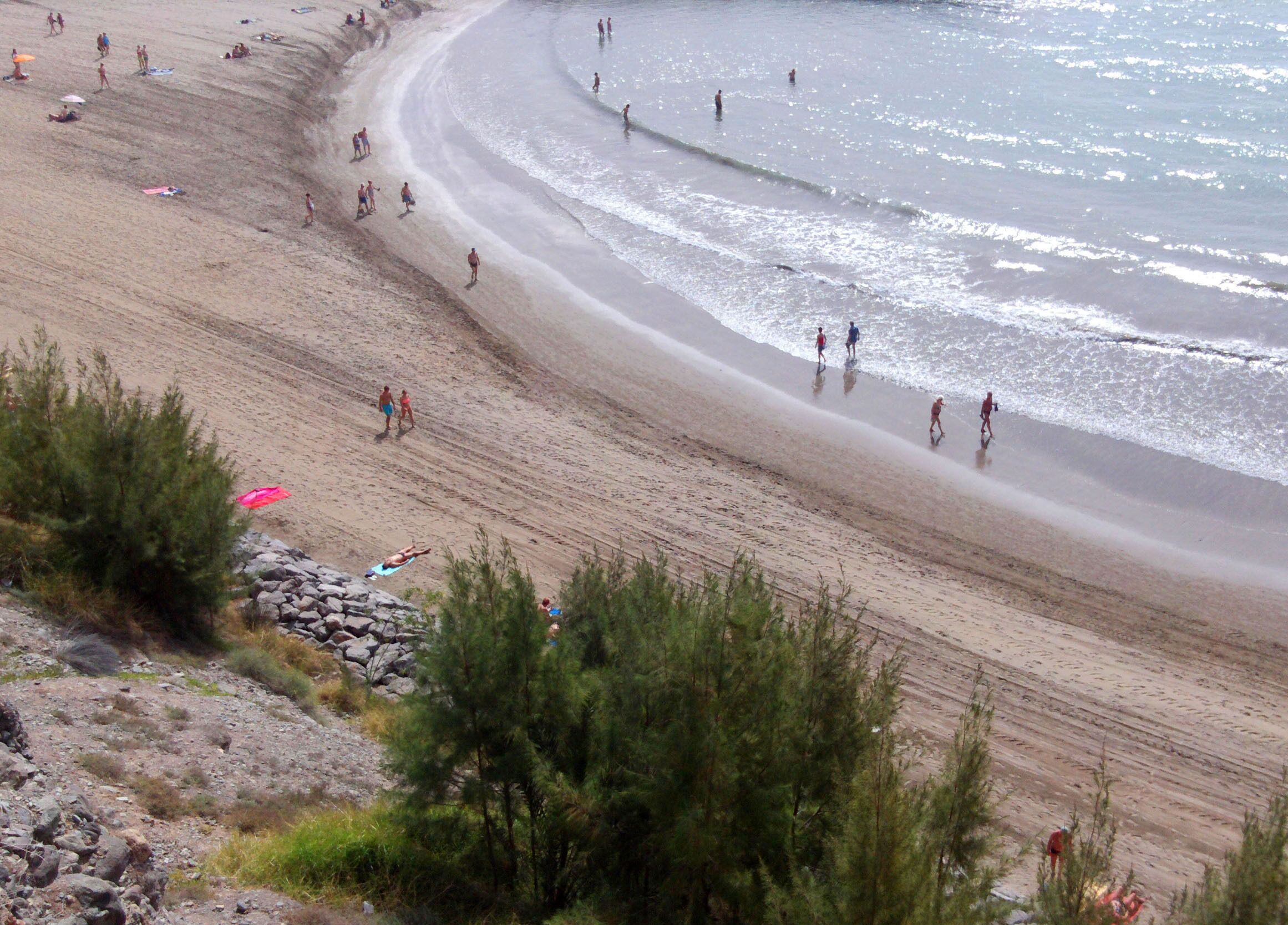 Vlak bij het strand, strandlakens