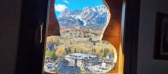 Spacious penthouse at d'Ampezzo Cortina, the pearl of the Dolomites