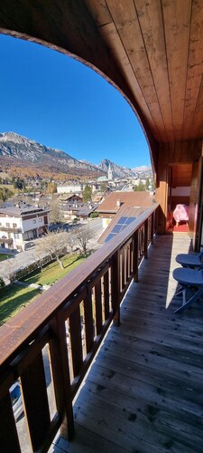 Spacious penthouse at d'Ampezzo Cortina, the pearl of the Dolomites