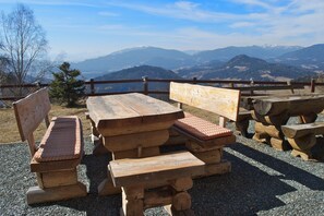 Terrace/patio - Ultimate Tranquillity at 1,100m - the Austrian Alm (buggl in bach)