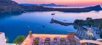 Brand New!!! Lindos shore Superior Studio just above Lindos main beach !!!