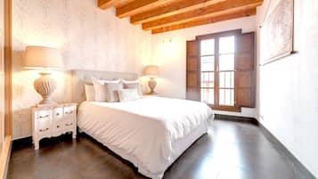 1 slaapkamer, een strijkplank/strijkijzer, reisbedje, internet