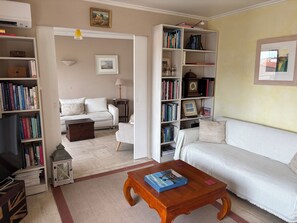 Smart TV, books, music library