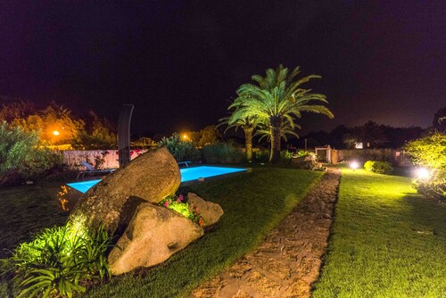 Villa Eva Baia Sardinia Wonderful Garden with Private Pool 