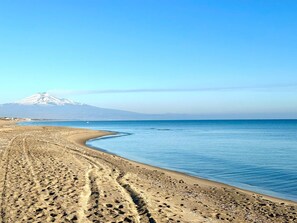Sun loungers, beach towels