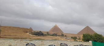 Hermosa vista de las pirámides,aire acondicionado,WiFi,servicio de guía turístic