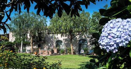 Charming villa with pool, blossoming garden & view