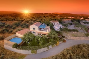 Aerial view - Traditional Ioannis Cottage...luxurious & Rustic With Ecological Heated Pool !!! (Apokoronas)