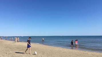 Vlak bij het strand