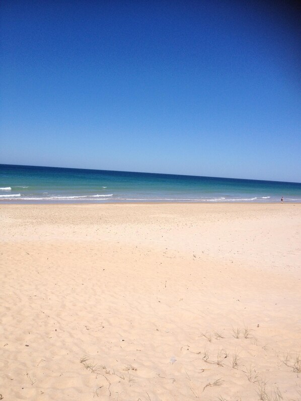 Sun-loungers, beach towels