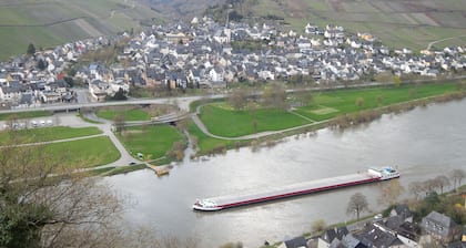 Grande maison de vacances dans le village viticole avec balcon, sauna et wifi