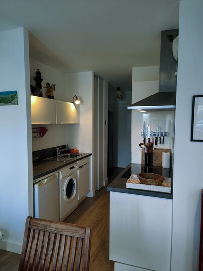 Appt sea view, in CAMARET/MER, 5 mn from shops, beach, restaurants